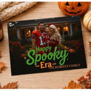 Happy Spooky era card, photo halloween 2026 card