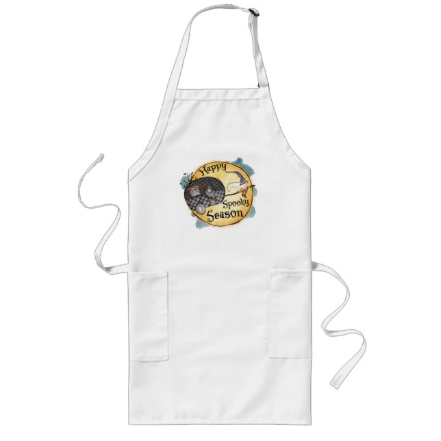 Happy Spooky Season | Halloween Camping Long Apron (Front)