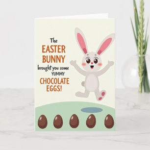 Happy Spring Bunny Greeting Card