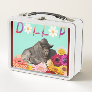Happy Spring Dollop Lunch Box! Metal Lunch Box