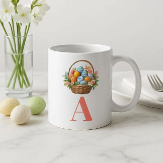 Happy Spring Easter Moments Warm Sip Morning Quote Large Coffee Mug