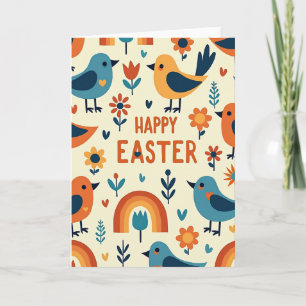 Happy Spring Festive Bird Card