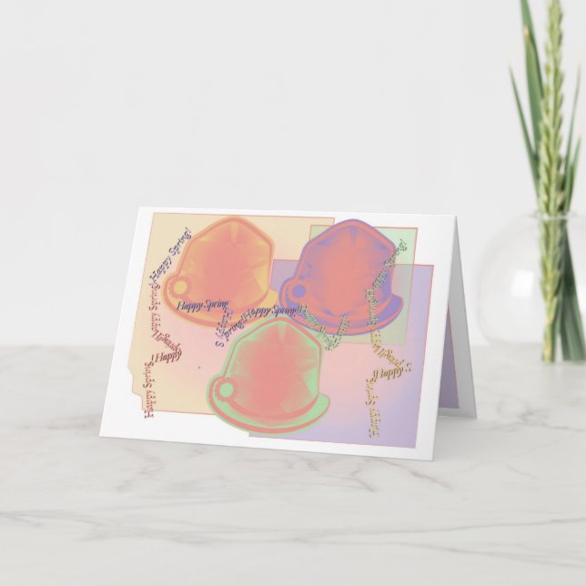 Happy Spring Greeting Card (Front)