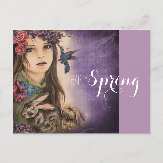 Happy Spring Postcard (Front)