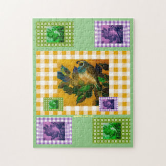 Happy Spring Quail Jigsaw Puzzle
