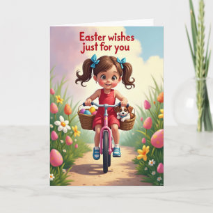Happy Spring Ride Greeting Card