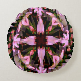 Happy Spring..... Round Pillow