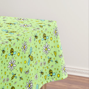 happy spring tablecloth
