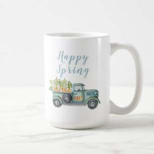Happy Spring Vintage Camion Café Mug