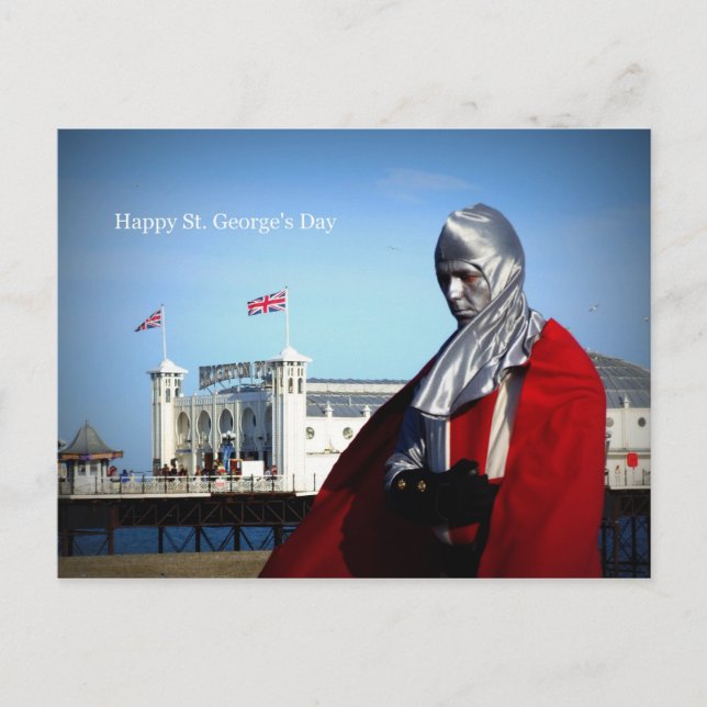Happy St. George's Day Postcard (Front)