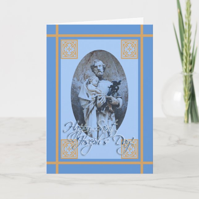 Happy St. Joseph's Feast Day Greeting Card (Front)
