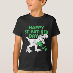 Happy St Pat Rex Day Shirt St Patricks Dinosaur To