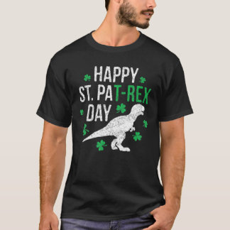 Happy St Pat-Rex Day St Patrick Patrex Dinosaur Gi T-Shirt