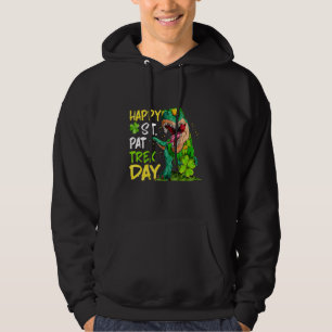 Happy St Pat Rex Day Toddler Kids Dino Saint Patri Hoodie