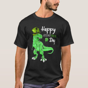 Happy St Pat T Rex Day St Patricks Day Dinosaur T-Shirt