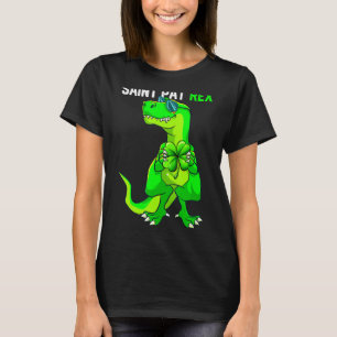 Happy St Pat T Rex Saint Patrick's Day Funny Dinos T-Shirt