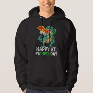 Happy St Pat Trex Day  Dino St Patricks Day Toddle Hoodie