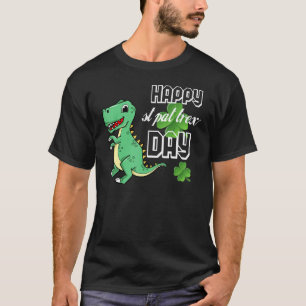 Happy St Pat Trex Day Dino St Patricks Day Toddler T-Shirt