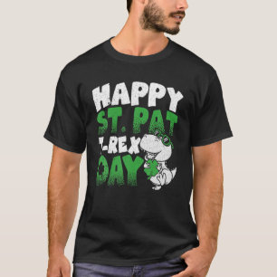 Happy St Pat Trex Day   Dino T Rex   St Patricks D T-Shirt