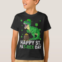 Happy St Pat Trex Day Dinosaur Toddler St Patricks