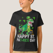Happy St Pat Trex Day Dinosaur Toddler St Patricks
