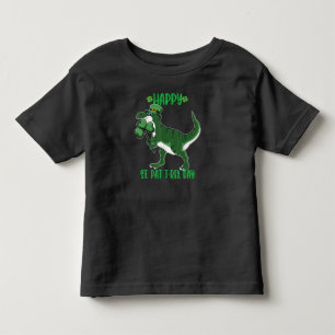 Happy St Pat Trex Day Dinosaur Toddler St Patricks T-shirt