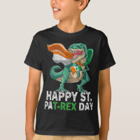 Happy St Pat Trex Day Dinosaur Toddler St Patricks