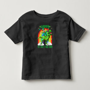 Happy St Pat Trex Day Dinosaur Toddler St Patricks T-shirt