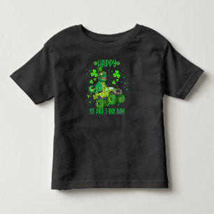Happy St Pat Trex Day Dinosaur Toddler St Patricks T-shirt