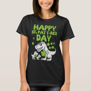 Happy St Pat Trex Day T Rex Dinosaur St Patrick's  T-Shirt