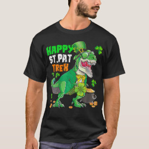 Happy St Pat-Trex Dinosaur Saint Patrick Day T-Shirt