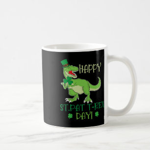 Happy St Patrex Day Pat T-rex Dino Irish Pat Trex  Coffee Mug