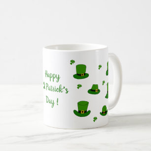 Happy St Patri Minimalist Cute  Coffee Mug