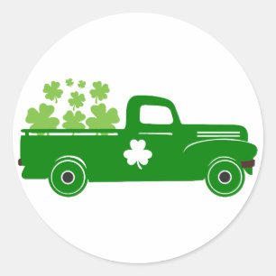 Happy St. Patrick’s Day – Celebrate the Irish Spir Classic Round Sticker