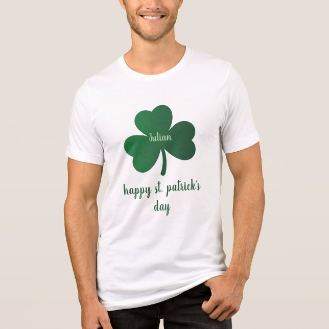 Happy St. Patrick’s Day – Classic Irish Celebratio Tri-Blend Shirt (Front)