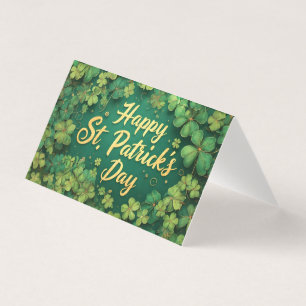 Happy St. Patrick’s Day Clover Design
