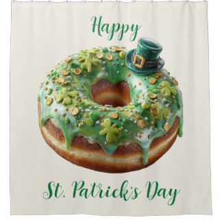 Happy St. Patrick’s Day Donut with Leprechaun Hat