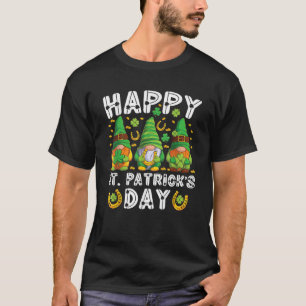 Happy St Patrick s Day Gnomes Shenanigans Irish Sh T-Shirt