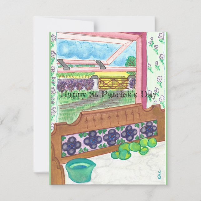 Happy St Patrick’s Day Holiday Card (Front)
