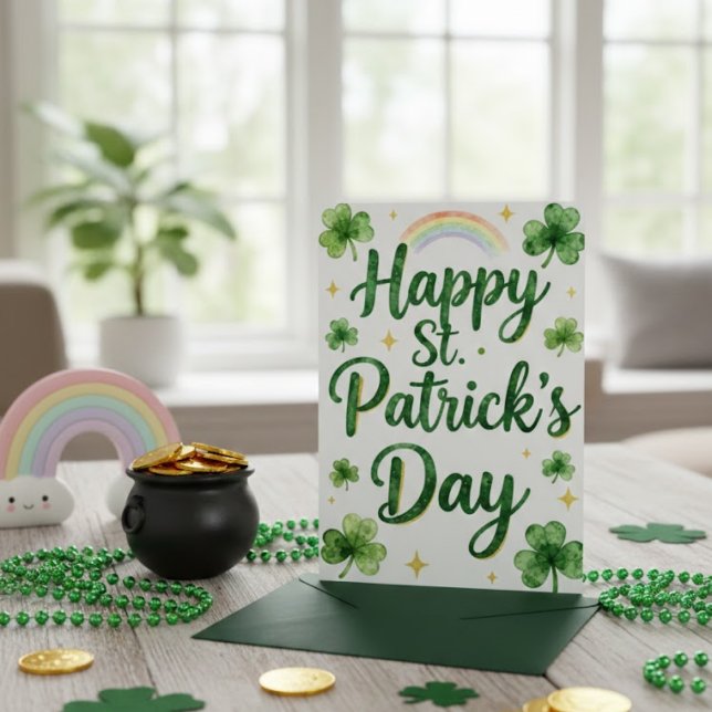 Happy St Patrick’s Day Irish Greeting Card (Creator Uploaded)