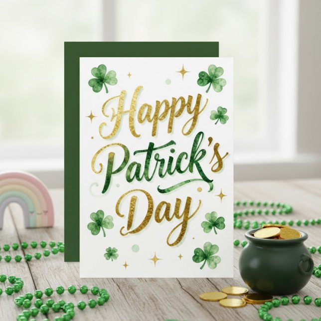 Happy St Patrick’s Day Irish Greeting Card (Creator Uploaded)