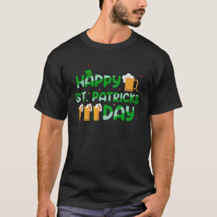 Happy St Patrick s Day Saint Pat Irish Beer Men W T-Shirt