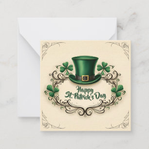 Happy St. Patrick’s Day Shamrock Design Card