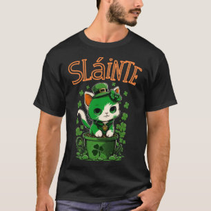 Happy St Patrick s Day Slainte Irish Gaelic Toast T-Shirt