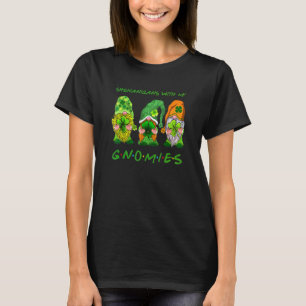 Happy St Patrick S Day Three Gnomes Shamrock T-Shirt