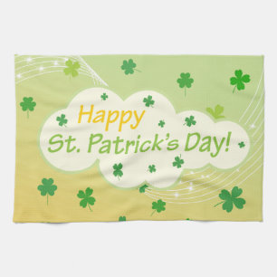 Happy St Patricks Day 1 Kitchen Towel