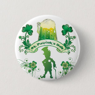 Happy St. Patrick's Day 2 Inch Round Button