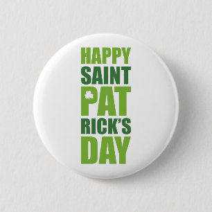 Happy St. Patrick's Day 2 Inch Round Button