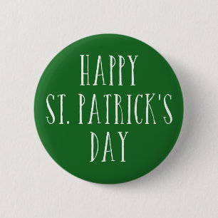 Happy St. Patrick's Day 2 Inch Round Button