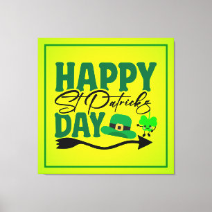 Happy St. Patrick's Day-66592 Canvas Print